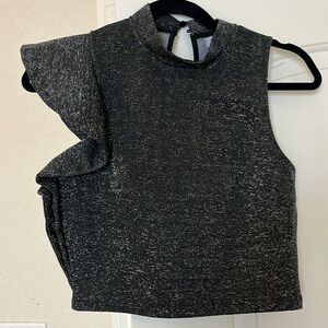 Boutique Top/ ruffle